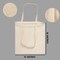 Tote Bags Bulk - 100% Cotton Reusable Shopping Bags - 6 & 12 Pack Grocery Bags Reusable Shopping Bags - Tote Bags for Women 15 x 16